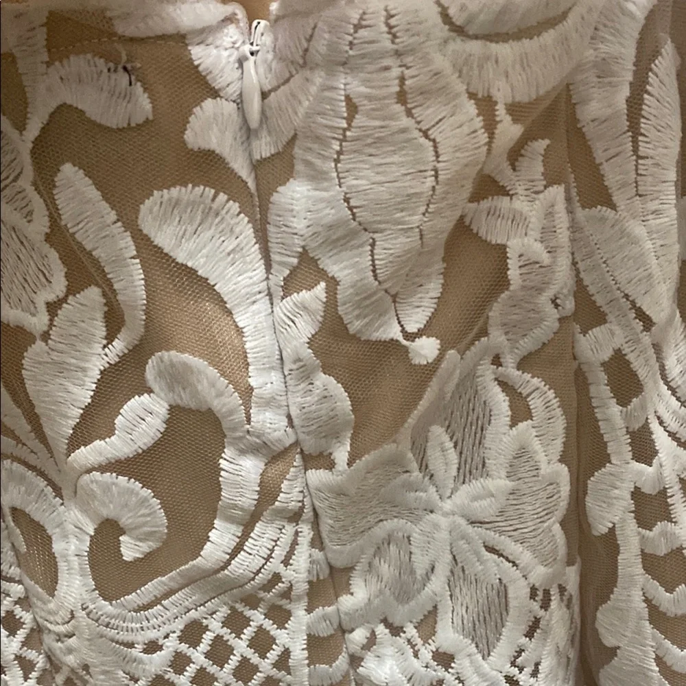 Vici White Lace strapless Dress - Picture 5 of 5